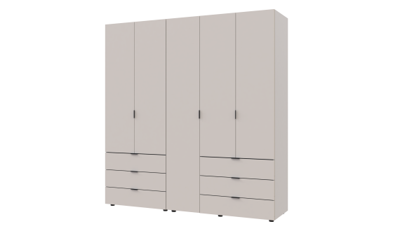 Wardrobe for clothes Gelar Doros Cashmere 2+3 chipboard
