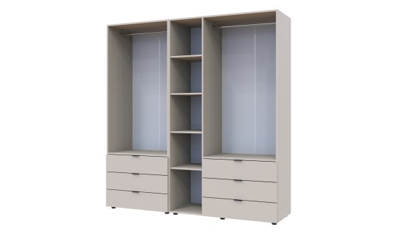 Wardrobe for clothes Gelar Doros Cashmere 2+3 chipboard