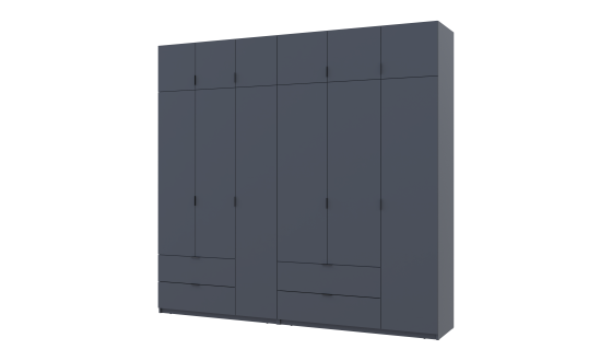Lucas White 3+3 chipboard set 255x50x240 (42005110)