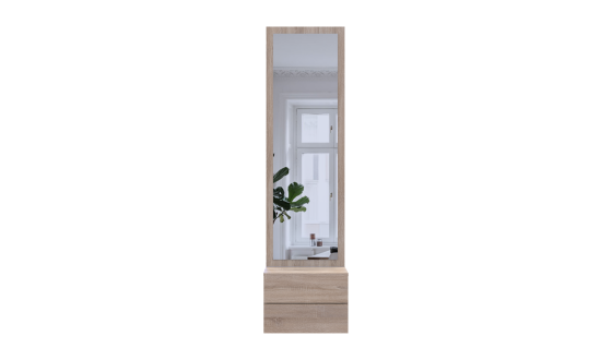 Sideboard with mirror Sola Oak Sonoma chipboard / mirror 45x40x168.6 (44900345)