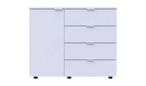 Chest of drawers GC1 100x40x81.2 White