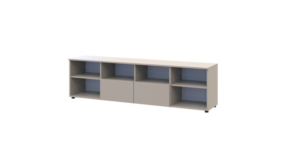 Chest of drawers Ron 4 2 facades 2 drawers Cashmere 180x38x50