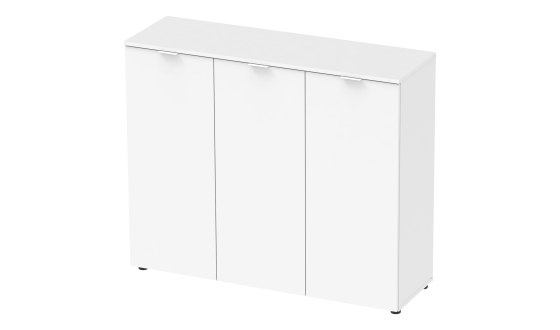 Chest of drawers Ron 6 3 facades White 120x38x100