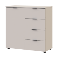 Chest of drawers Ron 1 1 facade 4 drawers Cashmere 80x38x81