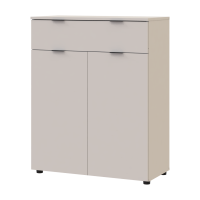 Chest of drawers Ron 2 2 facades 1 drawer Cashmere 80x38x100