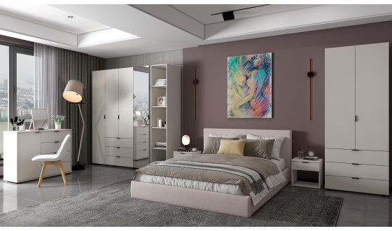 Wardrobe for clothes Gelar Doros Cashmere 3 chipboard