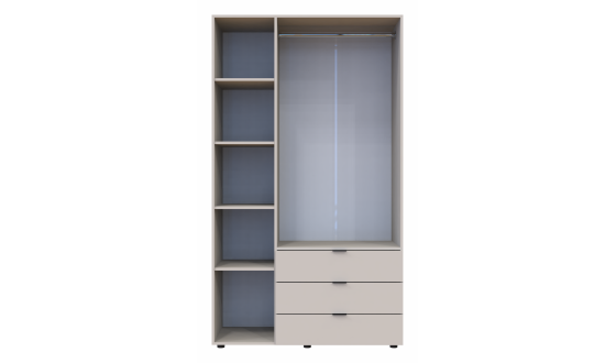 Wardrobe for clothes Gelar Doros Cashmere 3 chipboard
