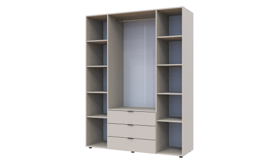 Wardrobe for clothes Gelar Doros Cashmere 4 chipboard