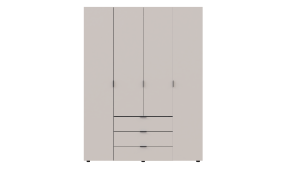 Wardrobe for clothes Gelar Doros Cashmere 4 chipboard
