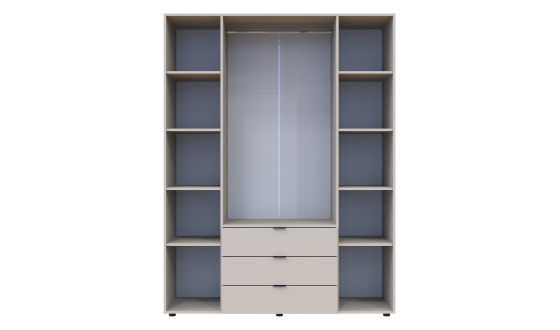 Wardrobe for clothes Gelar Doros Cashmere 4 chipboard