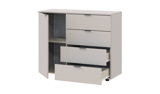 Chest of drawers GS1 100x40x81.2 Cashmere