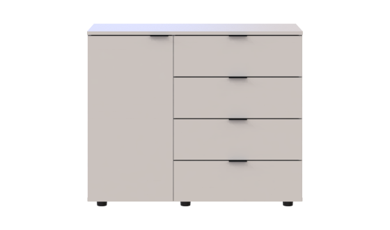 Chest of drawers GS1 100x40x81.2 Cashmere