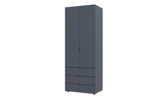 Wardrobe for clothes Gelar Doros Graphite 2 chipboard