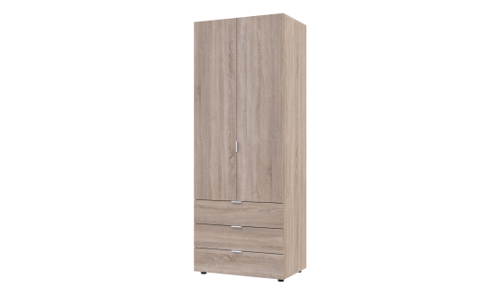 Wardrobe for clothes Gelar Doros Oak Sonoma 2 chipboard