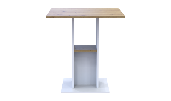 Dining table Coad White / Artisan oak