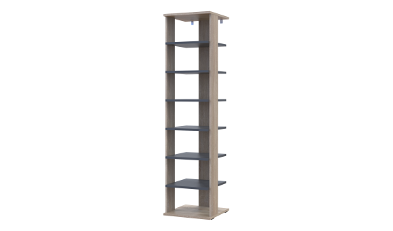 Doros Paolo Oak Sonoma / Graffiti shoe rack