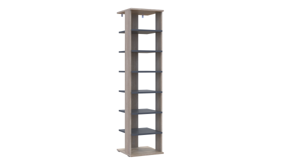 Doros Paolo Oak Sonoma / Graffiti shoe rack