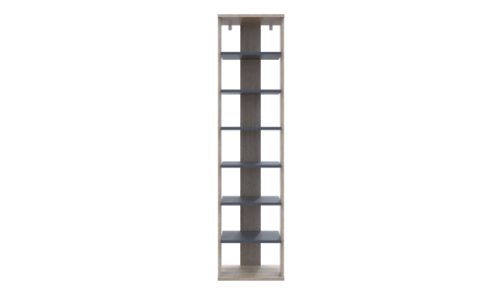 Doros Paolo Oak Sonoma / Graffiti shoe rack