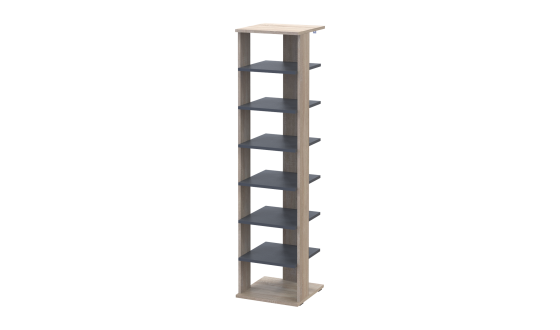 Doros Paolo Oak Sonoma / Graffiti shoe rack