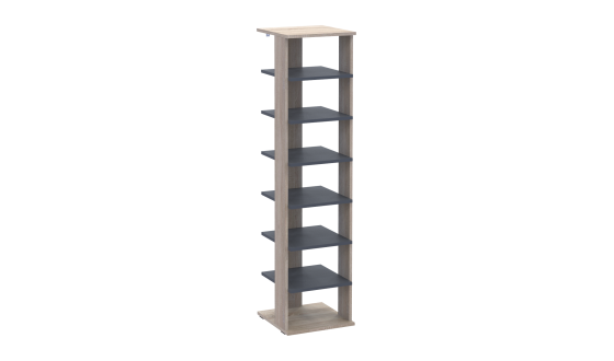 Doros Paolo Oak Sonoma / Graffiti shoe rack