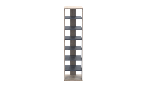 Doros Paolo Oak Sonoma / Graffiti shoe rack