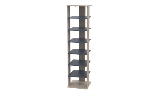 Doros Paolo Oak Sonoma / Graffiti shoe rack