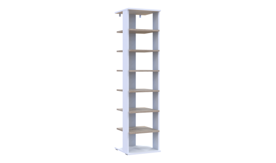 Doros shoe rack Paolo White / Sonoma Oak