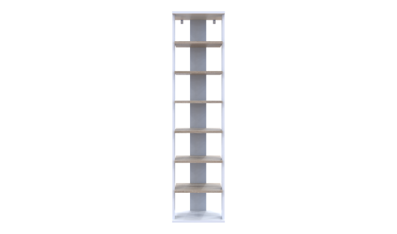 Doros shoe rack Paolo White / Sonoma Oak
