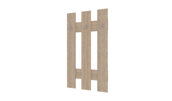 Hanger for clothes H1 65x3,2x115 Sonoma oak