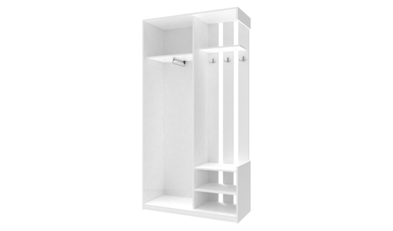 Entrance hall City One Door 110x45x210 White 