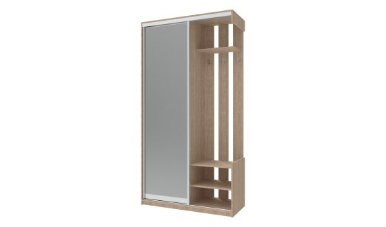 Entrance hall City One Door 110х45х210 Oak Sonoma