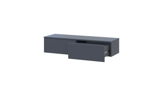 Dressing table Levia Graphite 2S 100x32x22 