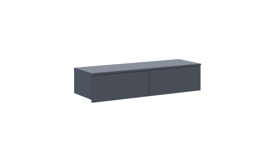 Dressing table Levia Graphite 2S 100x32x22 