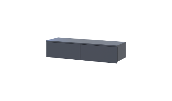 Dressing table Levia Graphite 2S 100x32x22 