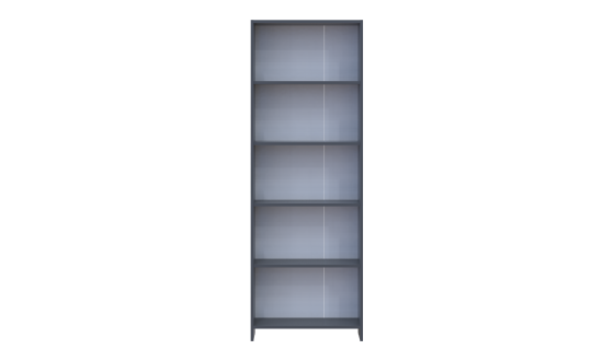 5-tier shelf Doros Graphite 63x22x180 (41516053)