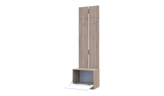 Hanger with cabinet Sola Sonoma Oak chipboard 60x40x215 (44900346)