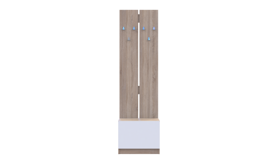 Hanger with cabinet Sola Sonoma Oak chipboard 60x40x215 (44900346)