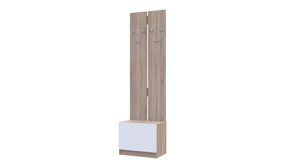 Hanger with cabinet Sola Sonoma Oak chipboard 60x40x215 (44900346)