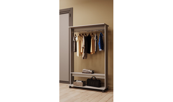 Wardrobe rack D2 Sonoma oak 85x41.6x150