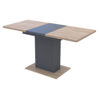 Boston Oak Sonoma / Graphite dining table 150x70x79