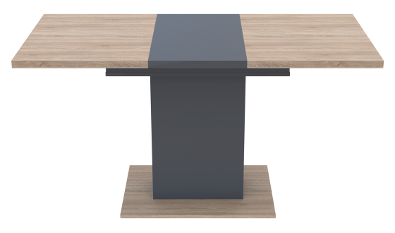 Boston Oak Sonoma / Graphite dining table 150x70x79