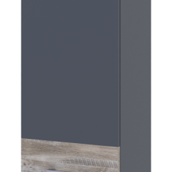 Kitchen Leia V72_Sh40 upper narrow Graphite / Klondike chipboard 40x31.6x72